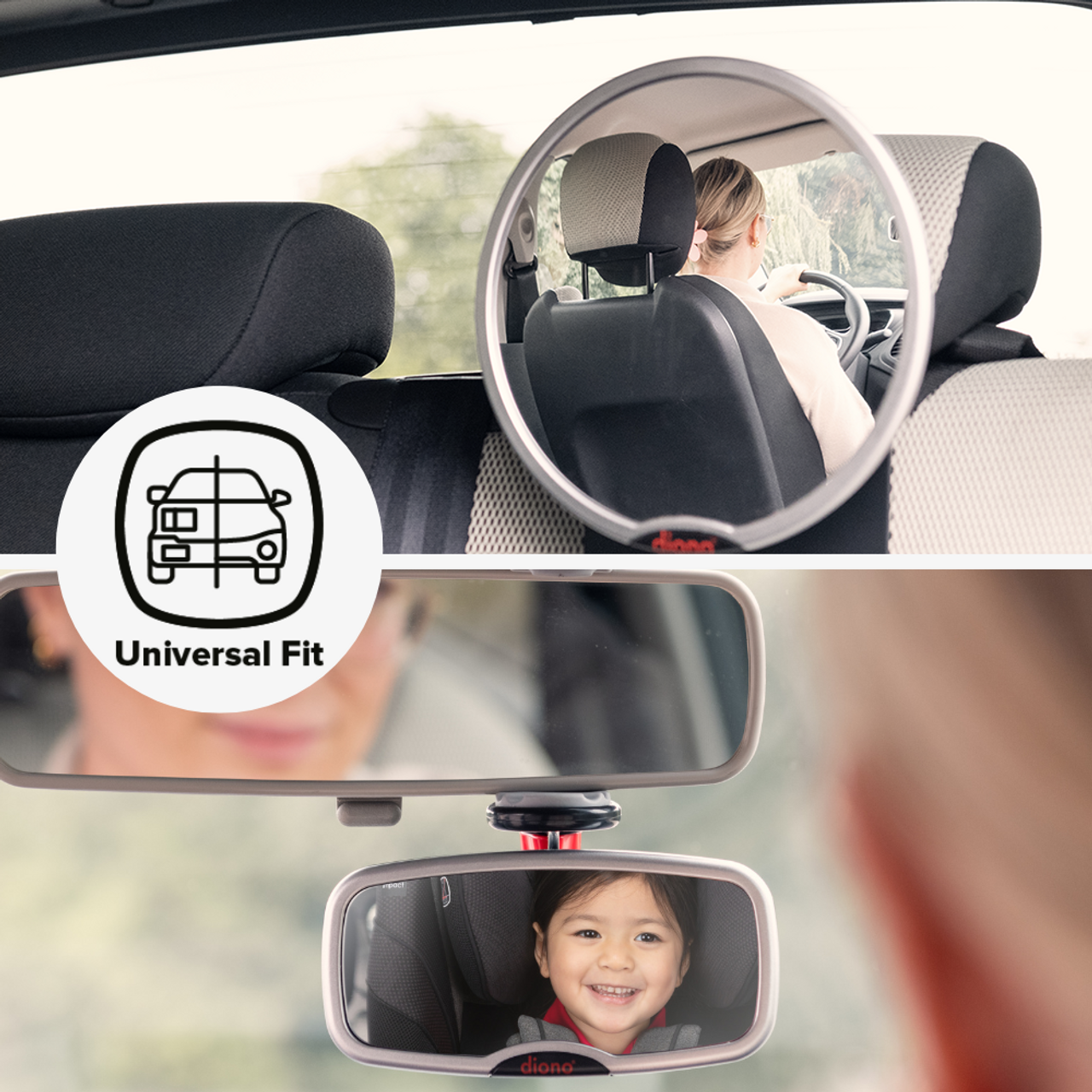 Baby Car Mirror, 1 Pack/2 Pack Large Safety Car Seat Mirror, Baby Car Seat  Mirror For Rear Facing Infant Child With Wide Crystal Clear View, For Rear