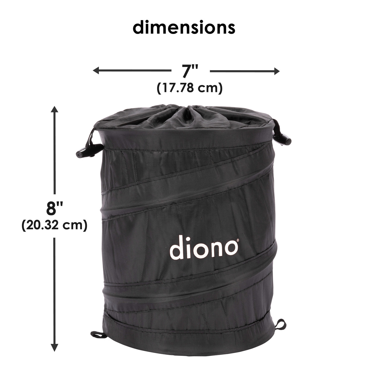 Pop Up Trash Bin  diono® Car Seats & Travel Accessories