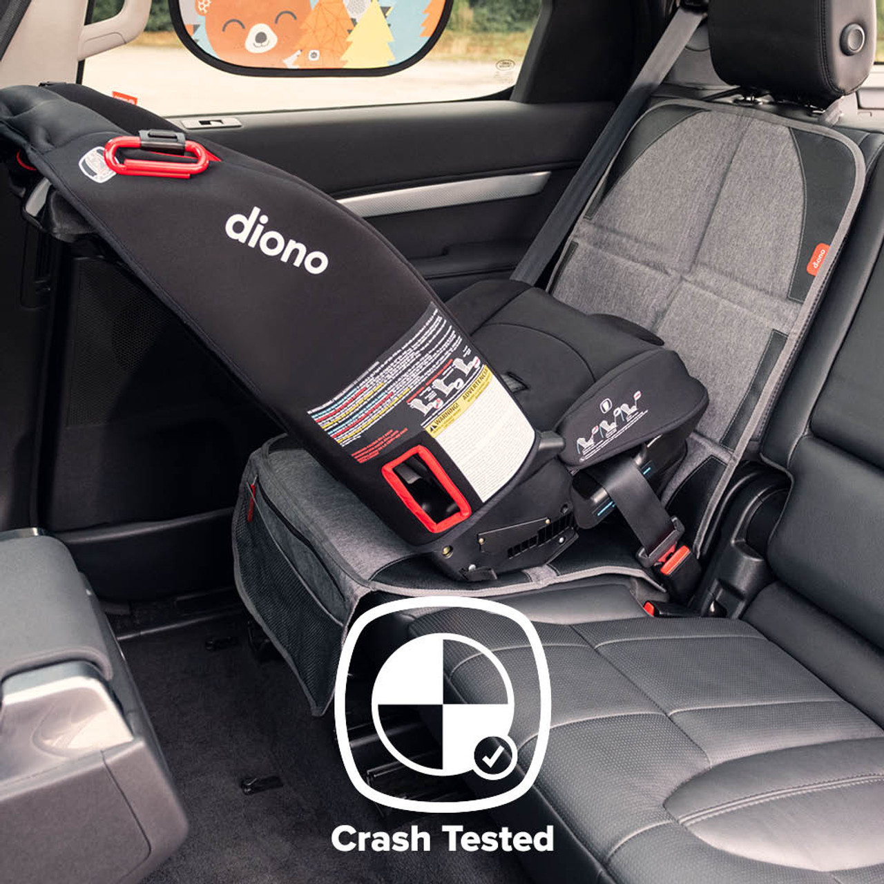 Diono Car Seat Protector - Ultra Mat & Heat Shield Gray