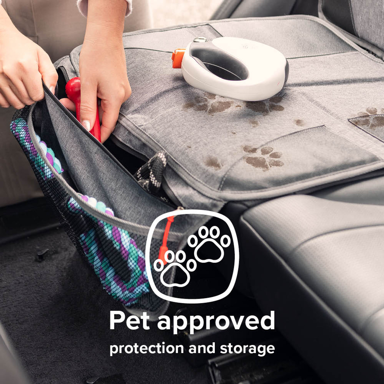 Diono Car Seat Protector - Ultra Mat & Heat Shield Gray
