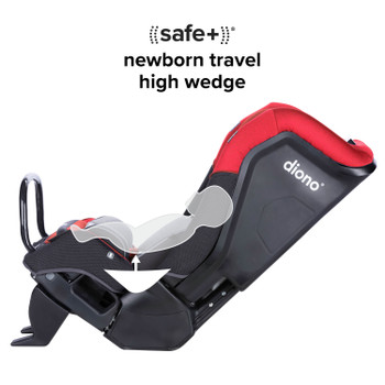 Safe+® newborn travel high wedge [Red Cherry]
