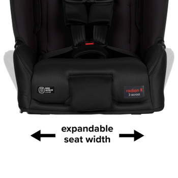 Expandable seat width [Black Jet]
