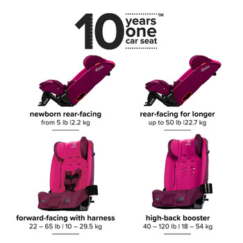 10 Years One Car Seat [Purple Plum]