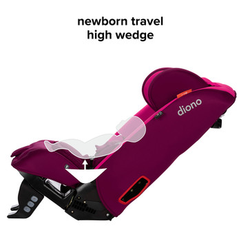 Newborn travel high wedge [Purple Plum]