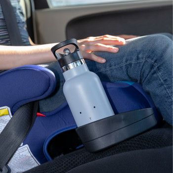Integrated retractable cup holder [Blue]