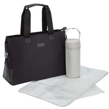 plain black changing bag