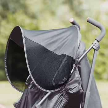 Diono Stroller Sun Shade Maker, Stroller Shade Canopy For Extra Sun Protection, Universal Fit, Compatible With Most Strollers [Black]