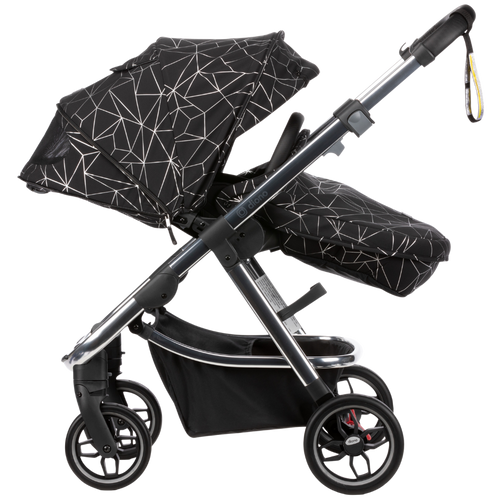 Excurze luxe full size stroller Black Platinum [Black Platinum]