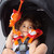 Diono Fox Character Car Seat Straps & Linkee Toy, Shoulder Pads for Baby, Infant, Toddler, 2 Pack Reversible Soft Seat Belt Cushion and Stroller Harness Covers Helps Prevent Strap irritation, Orange [Fox]