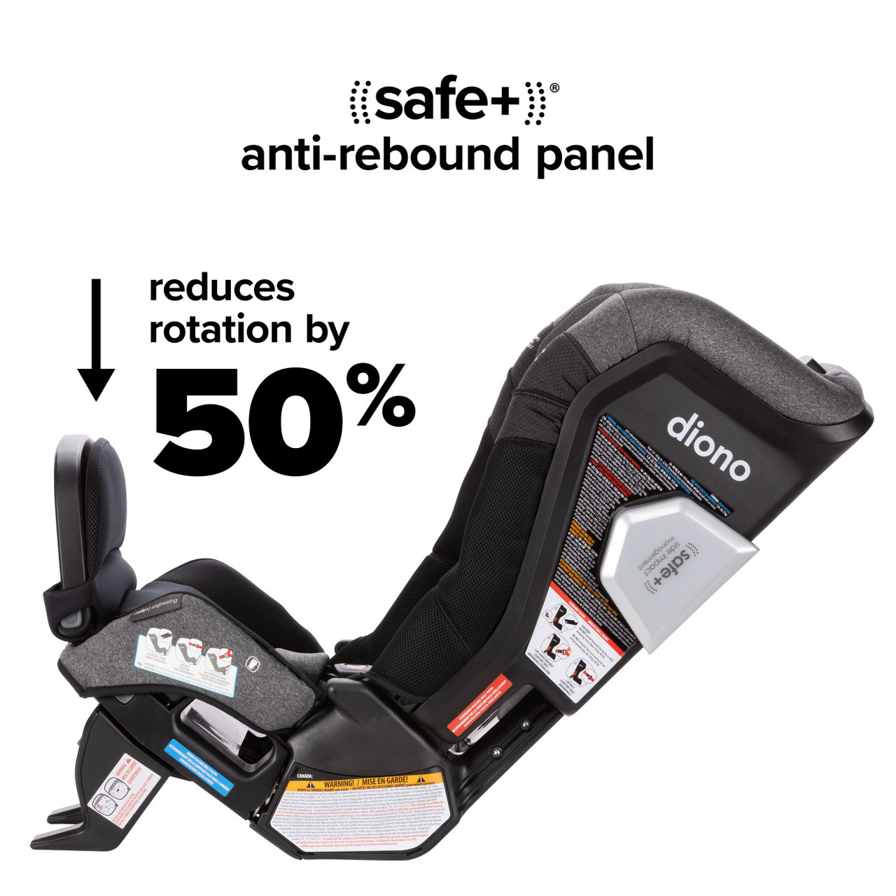 Diono Radian 3RXT Max SafePlus All-in-One Car Seat - Picture 3 of 19
