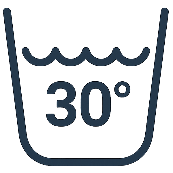 Cool wash 30 degrees icon – Dogrobes care instructions