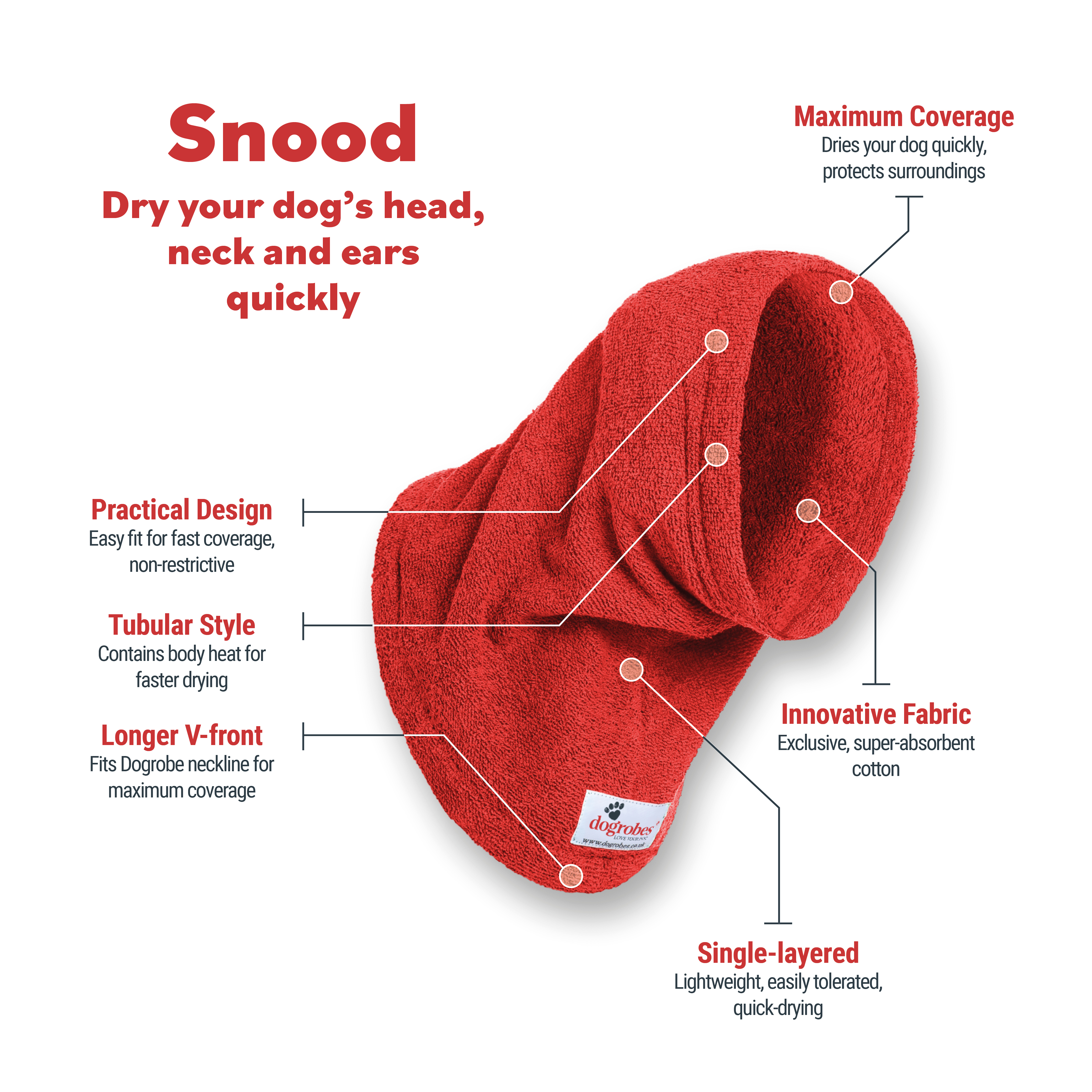 red dog snood