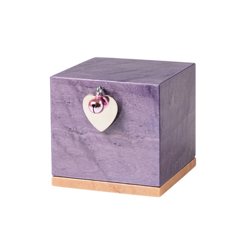 The Bailey Pet Urn in Purple - product view 1