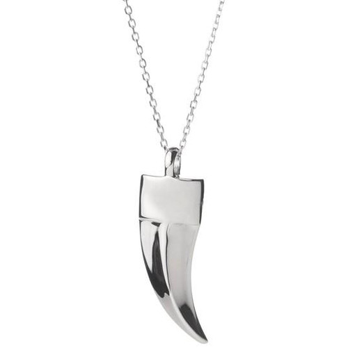 The William Wolftooth Cremation Necklace in Stainless Steel / Silver - product view 1