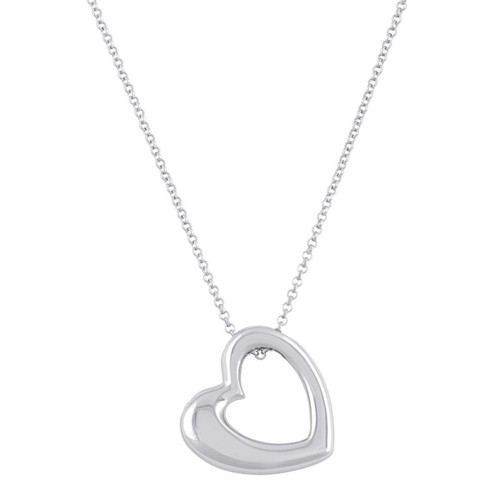 The Audrey Cremation Necklace in Stainless Steel / Silver - product view 1