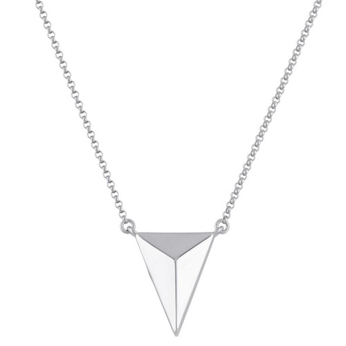 The Poly Cremation Necklace in Stainless Steel / Silver - product view 1