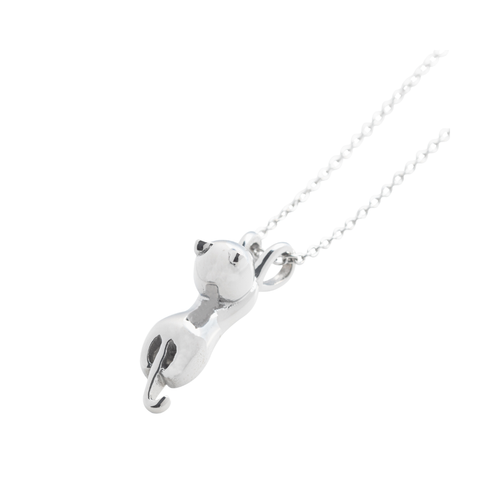 The Sammy Cremation Necklace in Silver - product view 1