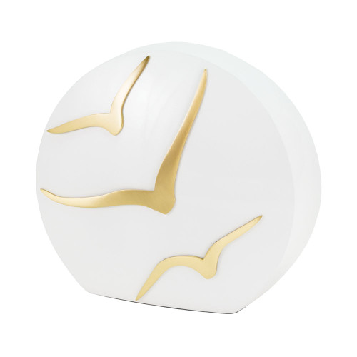 Windham Textured Going Home® Gloss White Urn