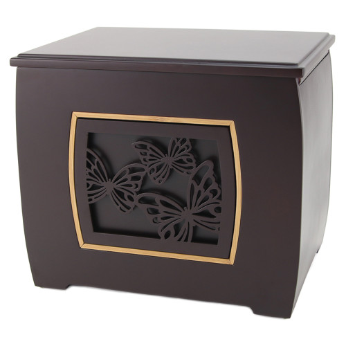 Modern Companion Urn with Butterflies