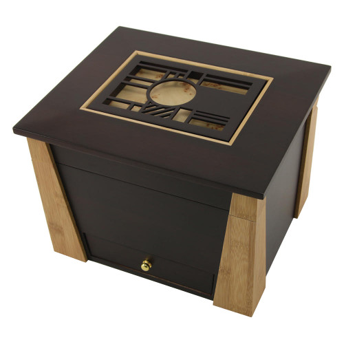 Craftsman Style Memory Chest with Geometric
