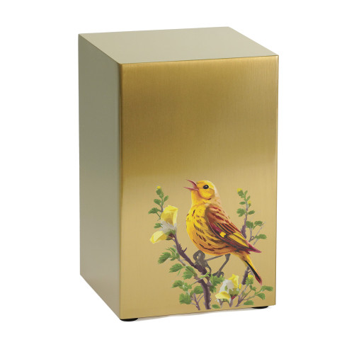 Life Canvas Birds Bronze, Companion Urn Right Side