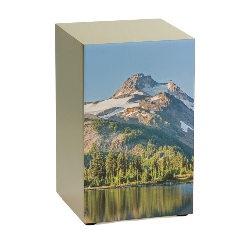 Life Canvas Majestic Mountain & Lake View, Bronze