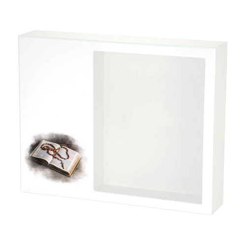 Shadowbox Remembrance Keepsake Bible & Rosary