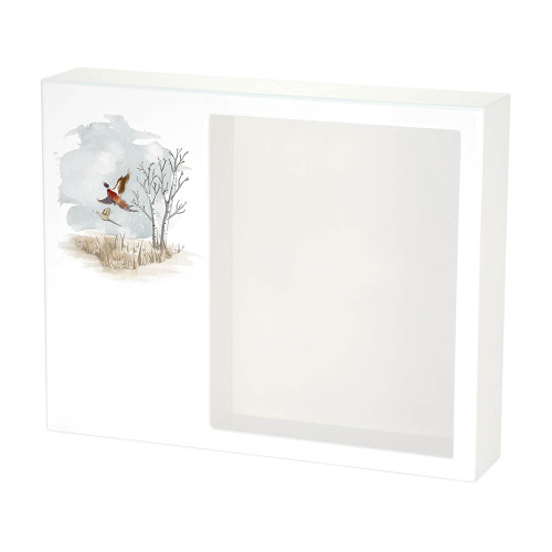 Shadowbox Remembrance Keepsake Pheasants