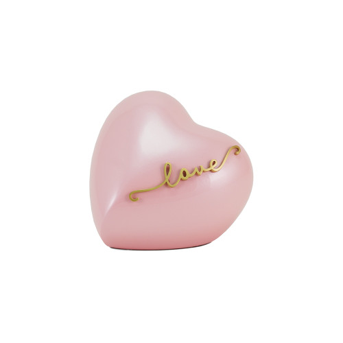 Adoring Heart Pearl Pink, Extra Small Urn