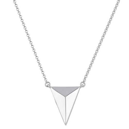 The Poly Cremation Necklace in Sterling Silver / Silver - product view 1
