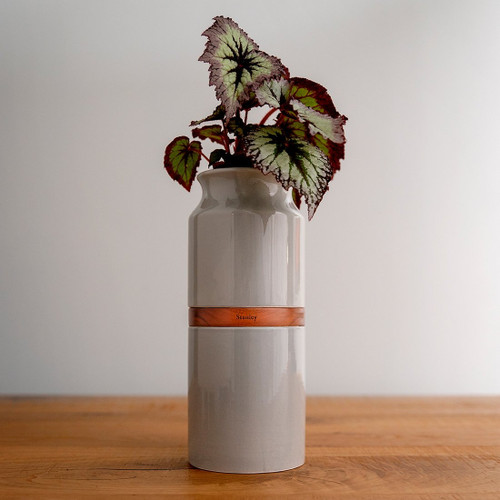 The Chelsea Vase in Grey - product view 1