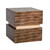 The Shelton Urn in Striped Brown - product view 1