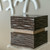 The Shelton Urn in Striped Brown - product view 4