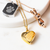 The Claire with Paws Cremation Necklace in Sterling Silver / Gold - product view 3