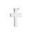 The Cross Cremation Necklace in Sterling Silver / Silver - product view 1