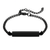 The Pillar Cremation Bracelet in Black - product view 1