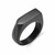 The Pillar Cremation Ring in Black - product view 1