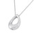 The Grace Teardrop Cremation Necklace in Stainless Steel / Silver - product view 4