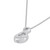 The Forever Cremation Necklace in Silver - product view 3