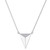 The Poly Cremation Necklace in Stainless Steel / Silver - product view 1
