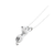 The Sammy Cremation Necklace in Silver - product view 1