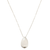 The Olivia Teardrop Cremation Necklace in Stainless Steel / Silver - product view 1