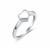 The Claire Cremation Ring in Silver - product view 1