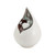 Eden Teardrop White, Full Size Urn