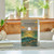 Life Canvas Ocean Landscape Pewter, Full Size Urn