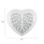 Arielle Heart Urn Angel Wings Pearl