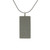 Pewter/Onyx Pendant Embossed Dove