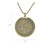 Bronze Round Hinged Birds Pendant