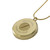 Bronze Round Hinged Dragonfly Pendant