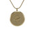 Bronze Round Hinged Dragonfly Pendant
